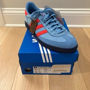 Adidas Light Blue and Red GT Manchester Sneakers